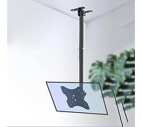Le support TV mural et plafond réglable en hauteur prend en charge les téléviseurs plats et incurvés de 143" jusqu'à 40 kg Design robuste pour home cinéma et solutions d'économie d'espace