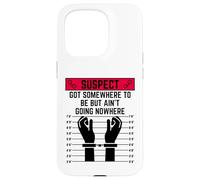 Le Suspect a Quelque Part où être mais ne va Nulle Part Voyager Coque pour iPhone 15 Pro