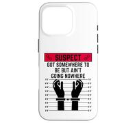Le Suspect a Quelque Part où être mais ne va Nulle Part Voyager Coque pour iPhone 16 Pro