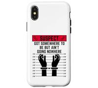 Le Suspect a Quelque Part où être mais ne va Nulle Part Voyager Coque pour iPhone X/XS