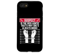Le Suspect est la Tante Riche, C'est Pourquoi Elle est Toujours fauchée Coque pour iPhone SE (2020) / 7/8