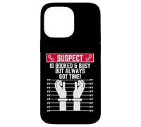 Le Suspect est réservé et occupé mais il a Toujours Le Temps Coque pour iPhone 14 Pro Max