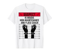 Le Suspect est Une Bougie nécessitant Beaucoup d'entretien et Vole Les Suspects de Coach T-Shirt Graphique avec Valeur