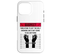 Le Suspect Menace d'obtenir la Ceinture en sachant qu'elle ne va Pas Coque pour iPhone 16 Pro Max