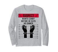 Le Suspect Veut des Bonbons Avant qu'il ne Mange Diner Hommes garçon Fils frère Manche Longue