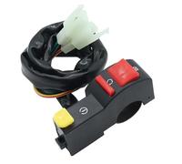 Le Switch Handlebar Motorcycle avec on/Off Toggle et Le Bouton de démarrage électrique Compatible avec 7/8" Handlebar pour Dirt Bikes ATVs et Quads