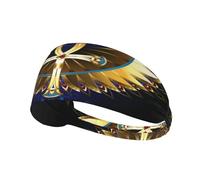 Le Symbole Égyptien Ankh : Signification, Symbolisme Et Histoire Unisexe Headband Large Bandeaux Élastique Serre Tete pour Yoga Fitness Tennis
