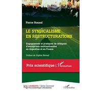 Le syndicalisme en restructurations Engagements et pratiques de délégués d'entreprises multinationales en Argentine et en France - Pierre Rouxel - L'harmattan - broché - Essai