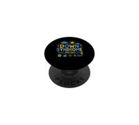 Le Syndrome de Down accepte Comprendre l'amour Mignon Peinture au Crayon PopSockets PopGrip Adhésif
