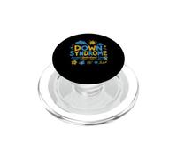 Le Syndrome de Down accepte Comprendre l'amour Mignon Peinture au Crayon PopSockets PopGrip pour MagSafe