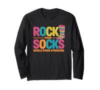 Le Syndrome de Down Rock Your Socks Manche Longue