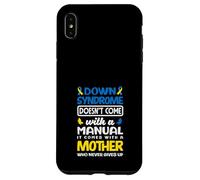 Le Syndrome de Down Vient avec Une mère Qui n'abandonne jamais T21 Maman Coque pour iPhone XS Max