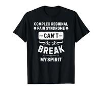 Le Syndrome douloureux régional Complexe ne Peut Pas briser Mon Esprit T-Shirt Graphique avec Valeur, Homme, Noir, L