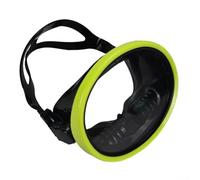 Le système de boucle réglable profond sur notre masque de plongée confortable assure un ajustement sûr en permanence (adultes uniquement noir et jaune)