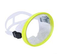 Le système de boucle réglable profond sur notre masque de plongée confortable assure un ajustement sûr toujours (adultes uniquement jaune transparent)