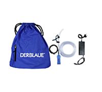 Le système de pompe bleue 12002 comprenant la pompe, le tuyau et le sac