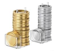 Le système de rangement à 2 compartiments comprend 2 pièces pour gérer les collections de couvercles mixtes dans les petites zones de rangement (A)