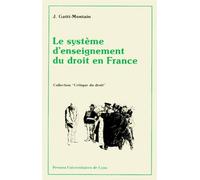 Le Système D'enseignement Du Droit En France