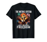 Le système métrique ne Peut Pas mesurer la liberté, Drapeau américain, mème T-Shirt