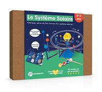 Pandacraft Kit ludo-éducatif Le système solaire – À fabriquer et peindre, articulé – 8-12 ans