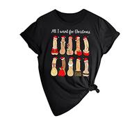 Le t-shirt de Noël moche pour femmes et hommes, t-shirt du Père Noël, Dirty Christmas, pièce de Noël amusante, cadeau pour Noël, Secret Santa Gift, T-shirts assortis, Noir , XL