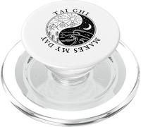 Le Tai-chi Fait ma journée, équilibre Yin Yang rétro PopSockets PopGrip pour MagSafe