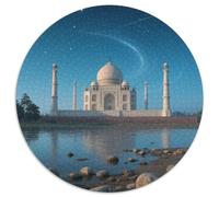 Le Taj Mahal Puzzle Adulte 1000 Pièces Bâtiment Landmark Classiques Puzzle Challenge Toy pour Puzzle Difficile Colorés dans Cadeaux Décoration Intérieure 1000pcs (67.5x67.5cm)