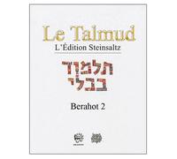 Le talmud t ii - berahot 2 - Adin Even-Israël Steinsaltz - Biblieurope - relié - Essai