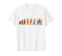 Le tambourinage est la dernière étape de l'évolution Humaine ! Tambours Bleus T-Shirt