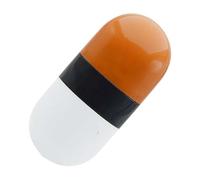 Le tampon à rouler confidentiel à double tête pour protéger contre le vol d'identité cache les adresses et les données personnelles dans un format compact de 3 x 3 x 6,5 cm, PP, léger et durable