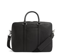 Le Tanneur, porte documents 3 soufflets, sac ordinateur, en cuir grainé, charles, homme, 3 poches plates, poche à rabat, passants stylos, poche moussée ordinateur, bandoulière amovible et ajustable
