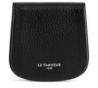 Le Tanneur, Porte Monnaie Cuvette, Bourse, en Cuir grainé, Charles, Homme, Poche Plate sous Rabat, Soufflet, Compartiment Monnaie, Doublure Textile, Petit, Pratique, Resistant.