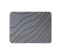 Le tapis de cuisine en diatomite de 30 x 40 cm absorbe efficacement l'humidité de la vaisselle tout en gardant votre espace propre