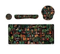 Le tapis de souris est élégant pour un usage domestique. Il est épais et a un design extra large pour plus de glisse pendant le jeu, plus longue durée de vie. (vert, 90 x 40 cm)