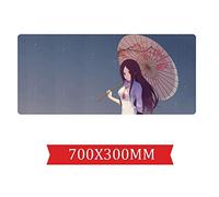 Le Tapis De Souris Speed Gaming Banni |Tapis De Souris XXL | 700 X 300Mm Grand Format |Base De 2Mm D'Épaisseur | Précision Et Vitesse Parfaites, B