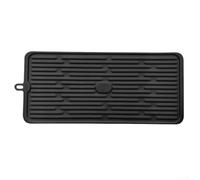 Le tapis en silicone sur mesure pour bases de cafetière offre une défense ciblée contre les dangers courants de la cuisine tels que les rayures de chaleur et les anneaux d'humidité (noir)