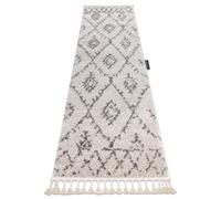 Le tapis, le tapis de couloir BERBERE FEZ crème - pour la cuisine, l'antichambre, le couloir beige 60x200 cm