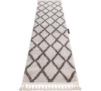 Le tapis, le tapis de couloir BERBERE TROIK crème - pour la cuisine, l'antichambre, le couloir beige 80x200 cm