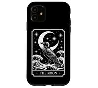 Le Tarot de la Lune - Art céleste du corbeau mystique Coque pour iPhone 11