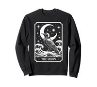 Le Tarot de la Lune - Art céleste du Corbeau Mystique Sweatshirt