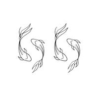 Le Tatouage Temporaire Poissons Dure Jusqu’à 15 Jours, Autocollant Semi-permanent Imperméable Autocollants longue durée