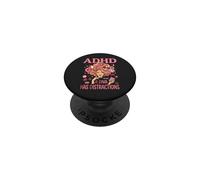 Le TDAH Une Diva a des Distractions PopSockets PopGrip Adhésif