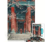 Le Temple Puzzle de 1000 pièces pour Adolescents Jeu de logique et de développement du Sens Paisible et Amusant Bords Lisses Cadeau créatif 38x26cm