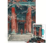 Le Temple Puzzle de 1000 pièces pour Adolescents Jeu de logique et de développement du Sens Paisible et Amusant Bords Lisses Cadeau créatif 50x75cm