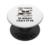 Le Tempo est ce Que Je dis C'est PopSockets PopGrip Adhésif