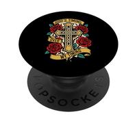 Le Temps de Dieu surpasse Mon Calendrier : Une Source d'inspiration pour Un chrétien PopSockets PopGrip Adhésif