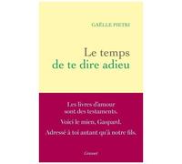 Le Temps De Te Dire Adieu