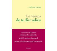 Le Temps De Te Dire Adieu