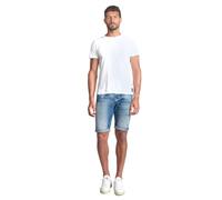 Le Temps des Cerises Bermuda Landres en Jeans Bleu délavé Destroy