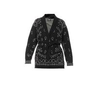 Le Temps Des Cerises Cardigan 'Bao' noir / blanc, Taille L